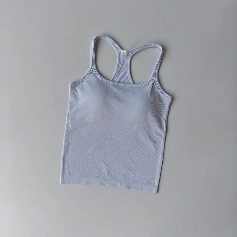 Yoga Suit Sports Underwear Women Shockproof Gathering Fitness Small Suspender I-shaped Slim Running Outside Wearing Pilates Vest