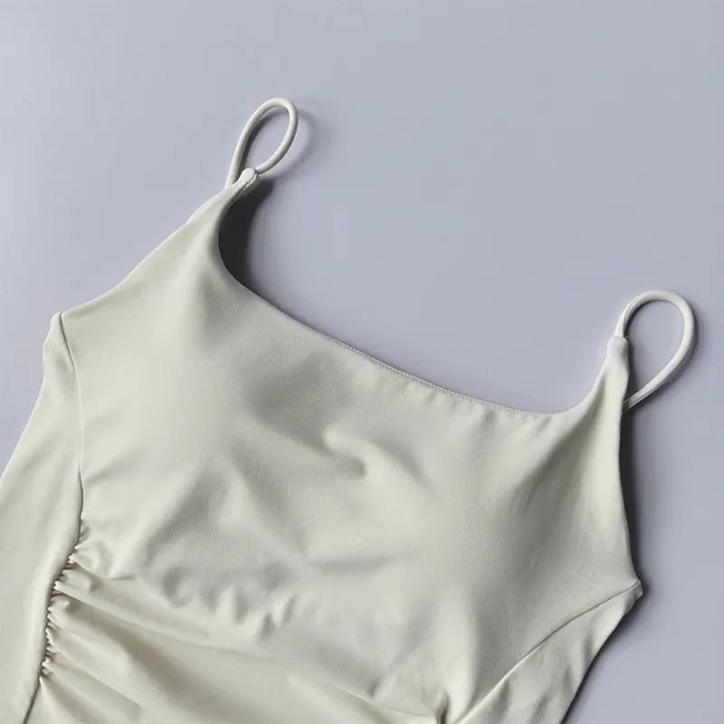 Yoga Vest Gym Women's One-piece Cup Small Suspender Shock-proof Gathering Sports Underwear Fitness Beauty Bra Yoga Suit Summer