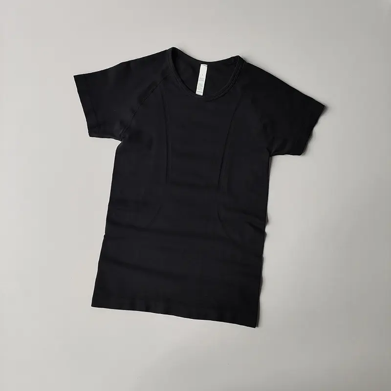 Sports Short-sleeved Women's Summer Running Speed Drying T-shirt Top Tight Slimming Yoga Suit Pilates Training Fitness Suit