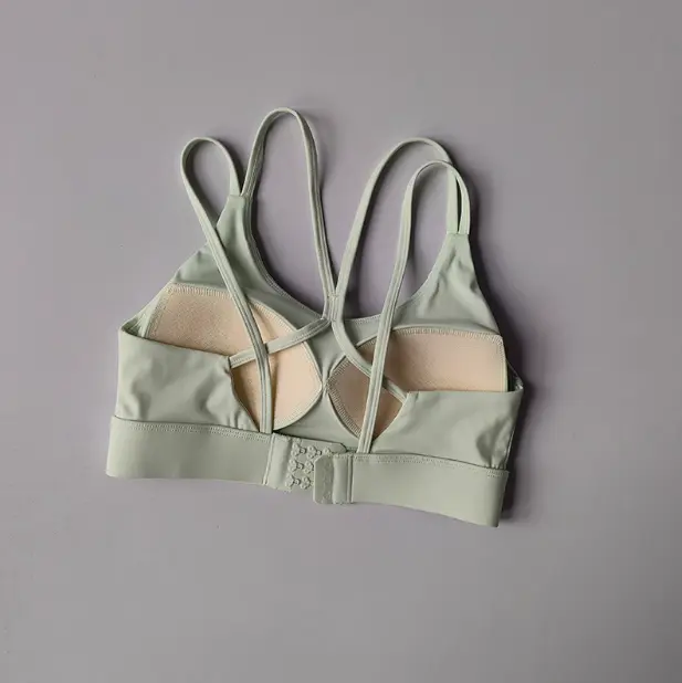 Contrasting Sports Underwear High-intensity Fitness Running Shock-proof Bra Integrated Style Anti-sagging Vest Fitness Bra