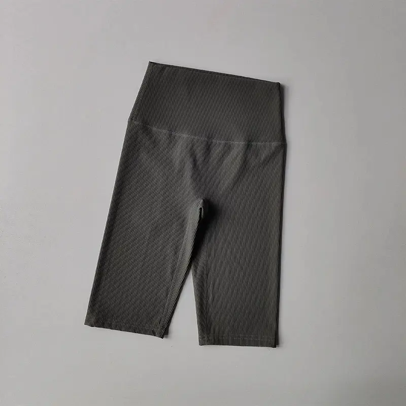 Five-point Yoga Pants Women Threaded High Waist Lifting Hips and Wearing Jogging Exercises and Fitness Pants Quick-drying Shorts