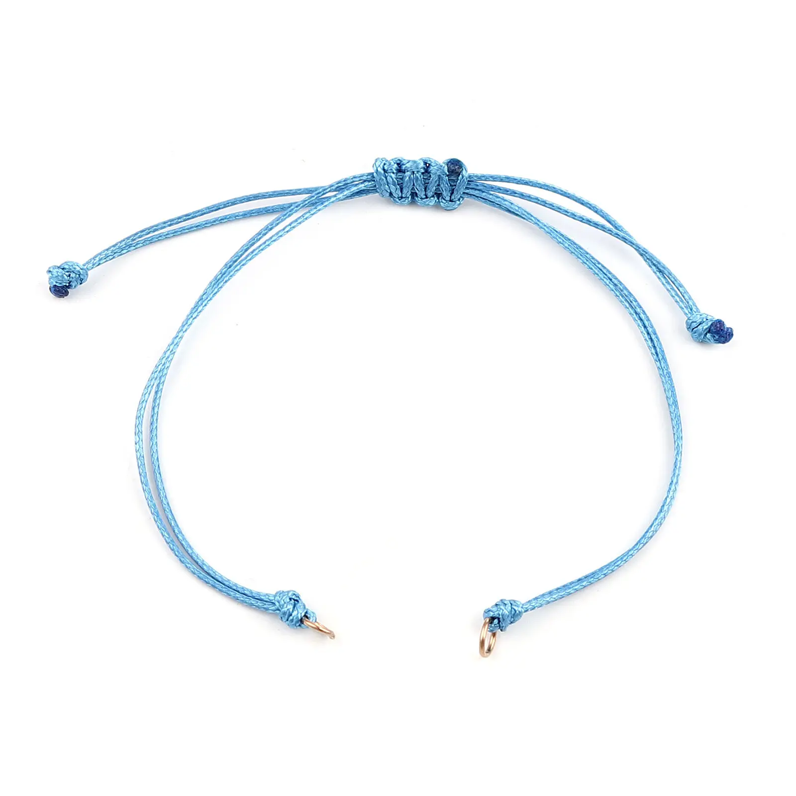 5PCs Multicolor Rope Lucky knots Bracelets Polyester Handmade Bangles Braiding Braided Bracelets Accessories Findings Adjustable