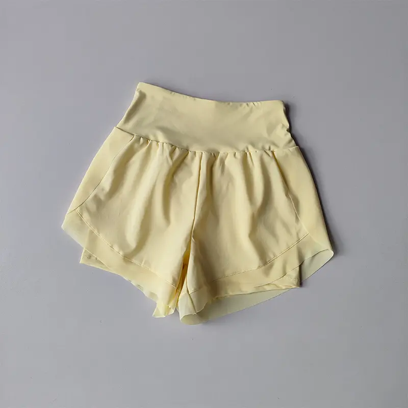 Sports Shorts for Women Fitness Running Yoga Summer Quick-drying Anti-exposure Breathable Loose Training Three-point Pants