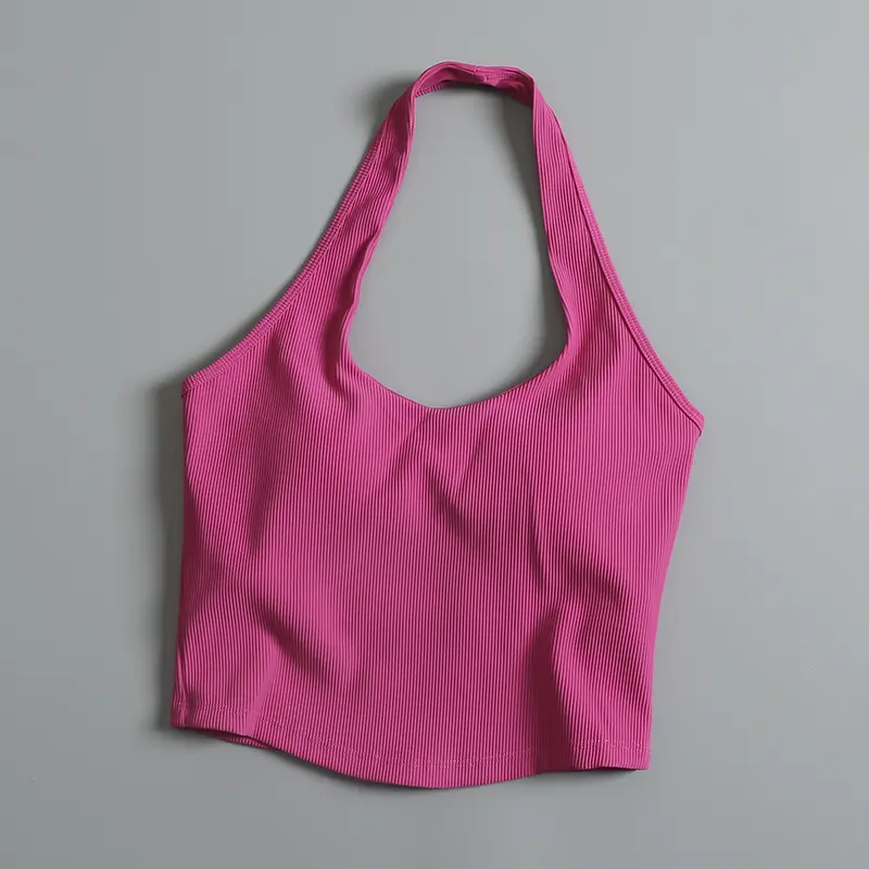 Sports Underwear for Women in Summer Running Shockproof Fitness Bra Vest Professional Training Neck Beauty Back Yoga Suit Bra