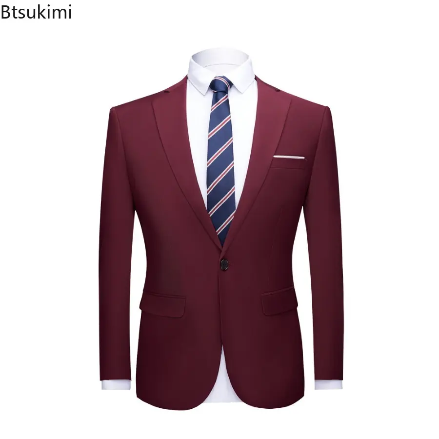 High End Wedding Suits for Men Sets 2025 Elegant Blazers Formal 2 Piece Sets Suit Coat Pants Classic Business Sets Oversized 6XL