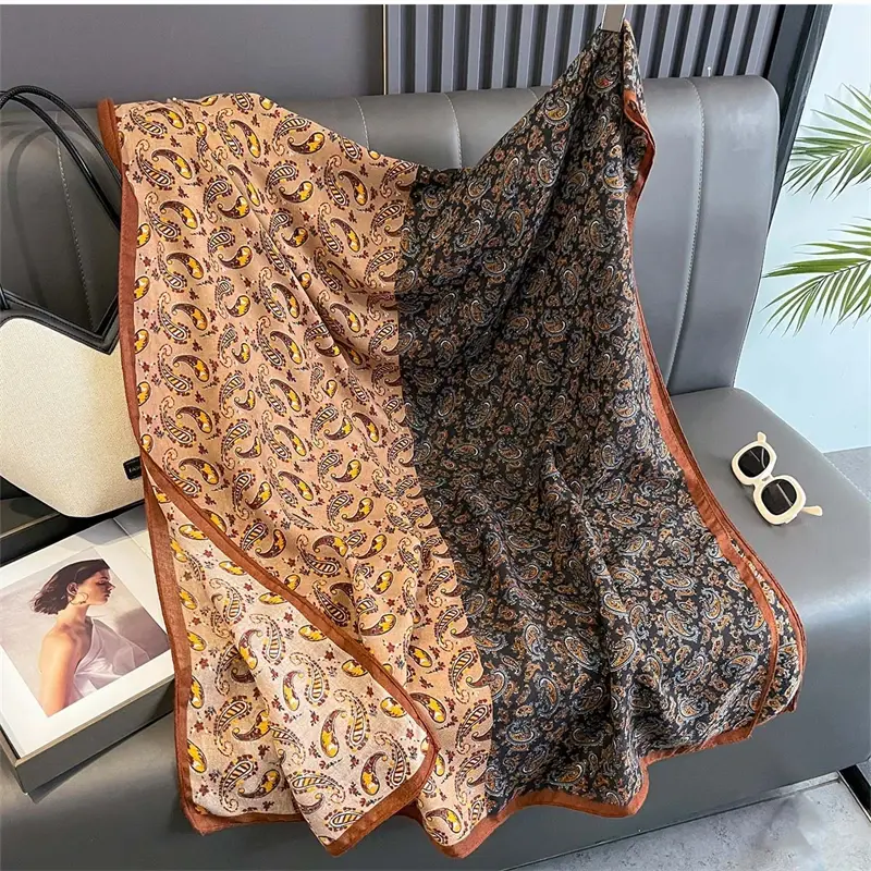 Luxury Brand Scarf Love Cotton Shawl Lady Wrap Large Pashmina Hijab Headband Scarves Islamic Turban Bufanda Foulard Stoles