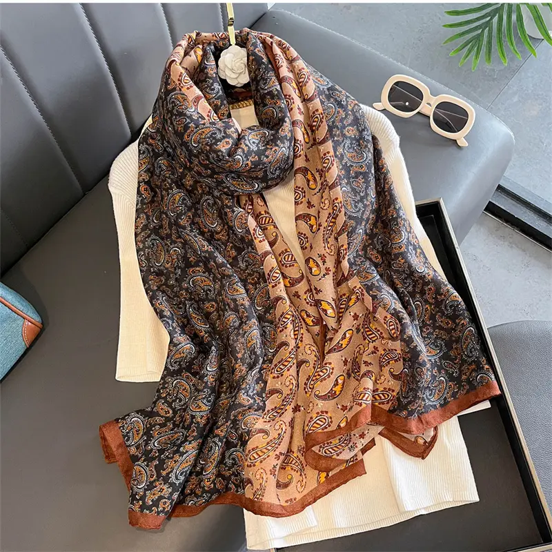 Luxury Brand Scarf Love Cotton Shawl Lady Wrap Large Pashmina Hijab Headband Scarves Islamic Turban Bufanda Foulard Stoles
