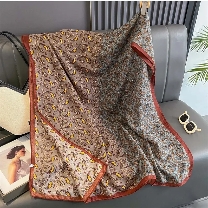 Luxury Brand Scarf Love Cotton Shawl Lady Wrap Large Pashmina Hijab Headband Scarves Islamic Turban Bufanda Foulard Stoles