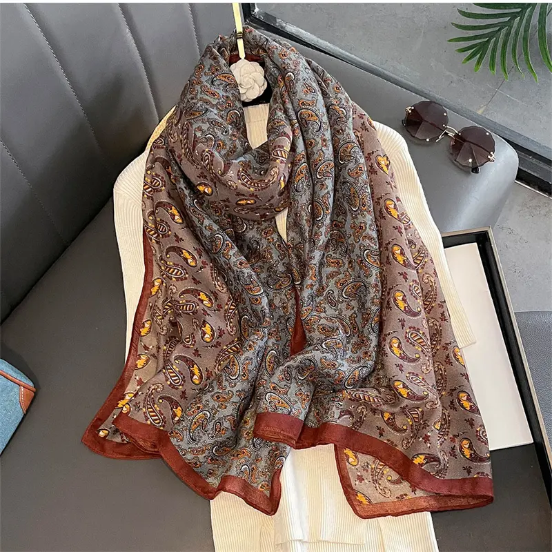 Luxury Brand Scarf Love Cotton Shawl Lady Wrap Large Pashmina Hijab Headband Scarves Islamic Turban Bufanda Foulard Stoles