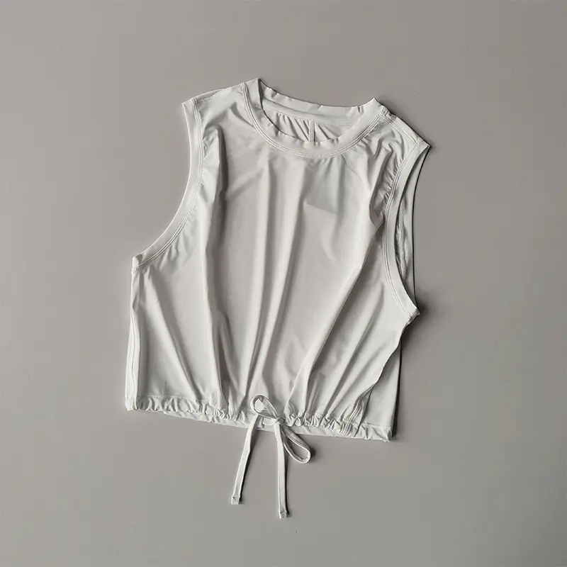 Yoga Suit, Women's Summer Thin Breathable Loose Sports Vest T-shirt Running Training High-end Feeling Temperament Fitness Suit