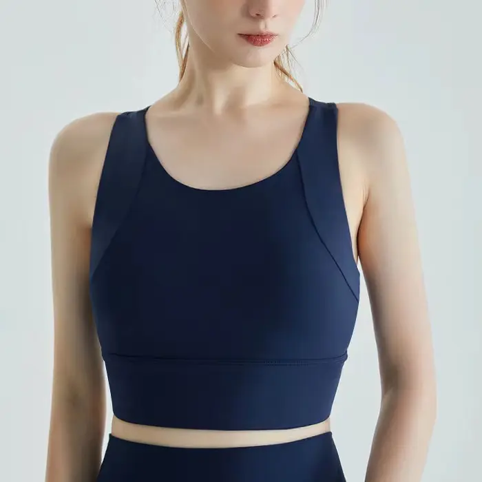 Professional Integrated Sports Vest Shock-proof Gathering Sports Underwear for Women Running Quick Dry Yoga Fitness Bra Cloth