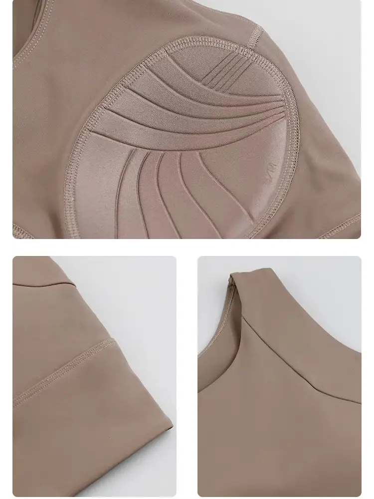 Professional Integrated Sports Vest Shock-proof Gathering Sports Underwear for Women Running Quick Dry Yoga Fitness Bra Cloth