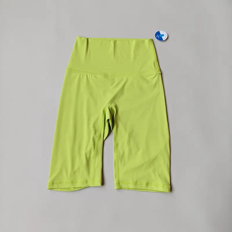 Summer Sports Short Yoga Legging Shorts Squat Proof High Waist Nude Fitness Tight Shorts Quick Drying Cycling Workout Gym Shorts