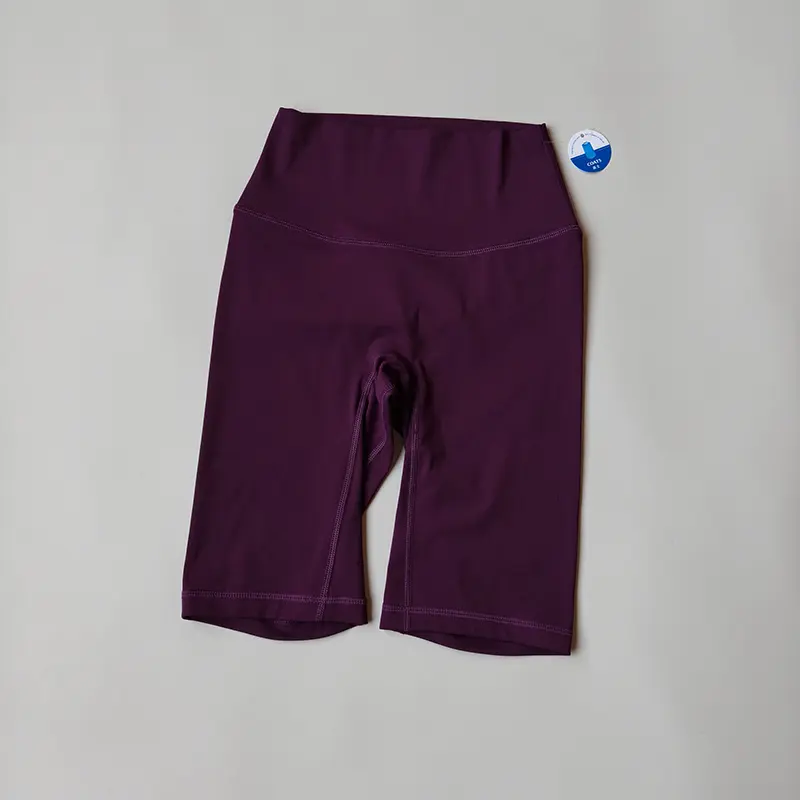 Summer Sports Short Yoga Legging Shorts Squat Proof High Waist Nude Fitness Tight Shorts Quick Drying Cycling Workout Gym Shorts