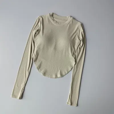 Sport  Fitness Women Long Sleeve Seamless Autumn Women Yoga Gym Training Workout Fitness Exercise Tank Top T-Shirts Camisole