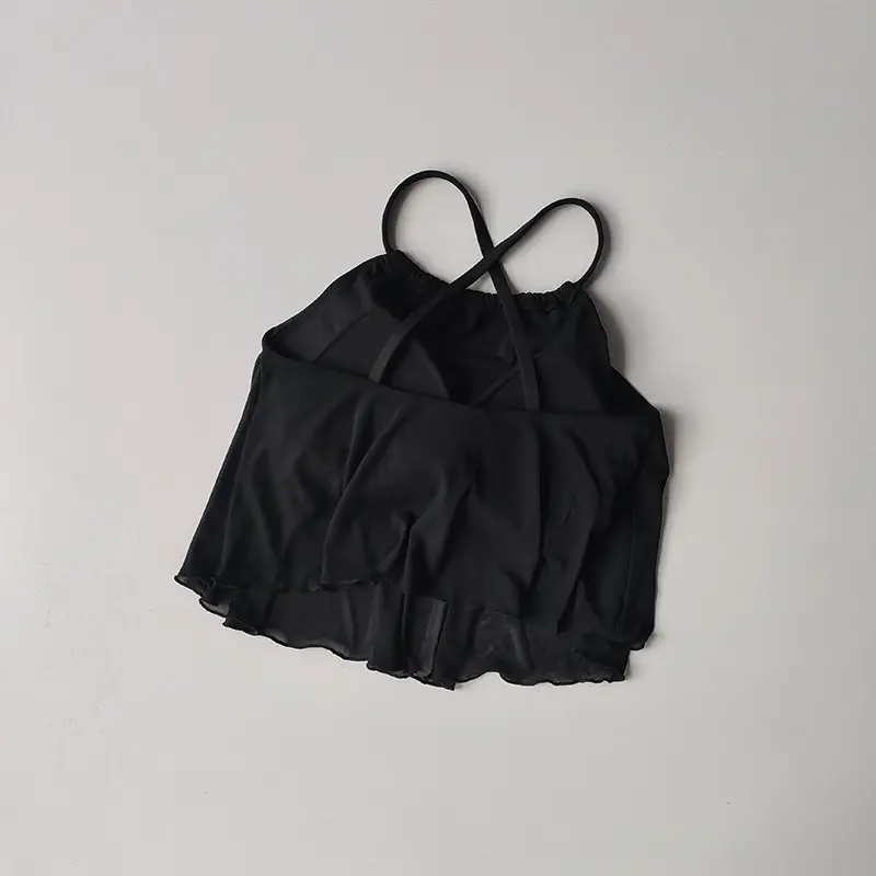 Cloud Sense Mesh Halter Neck Yoga Vest Women Fixed Chest Pad Body Mat Shockproof Suspender Backless Sports Beautiful Back Women