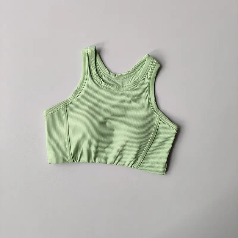 High-intensity Sports Underwear Women Gathering Shock-proof Running Fitness Bra Training Quick-drying Integrated Vest Yoga Suit