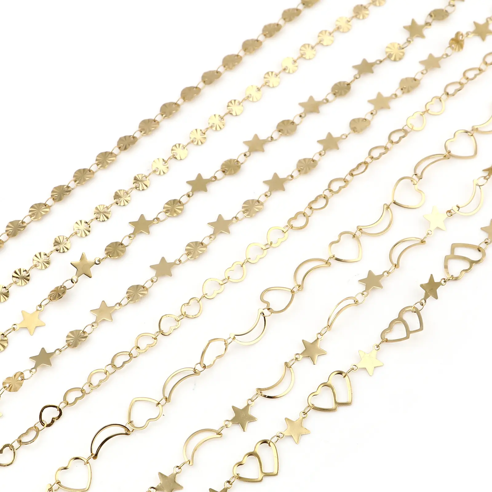 12 Styles 304 Stainless Steel Anklet  Gold Color Chain Anklet Bracelet For Womenon the leg Beach Barefoot Foot-Chain Jewelry