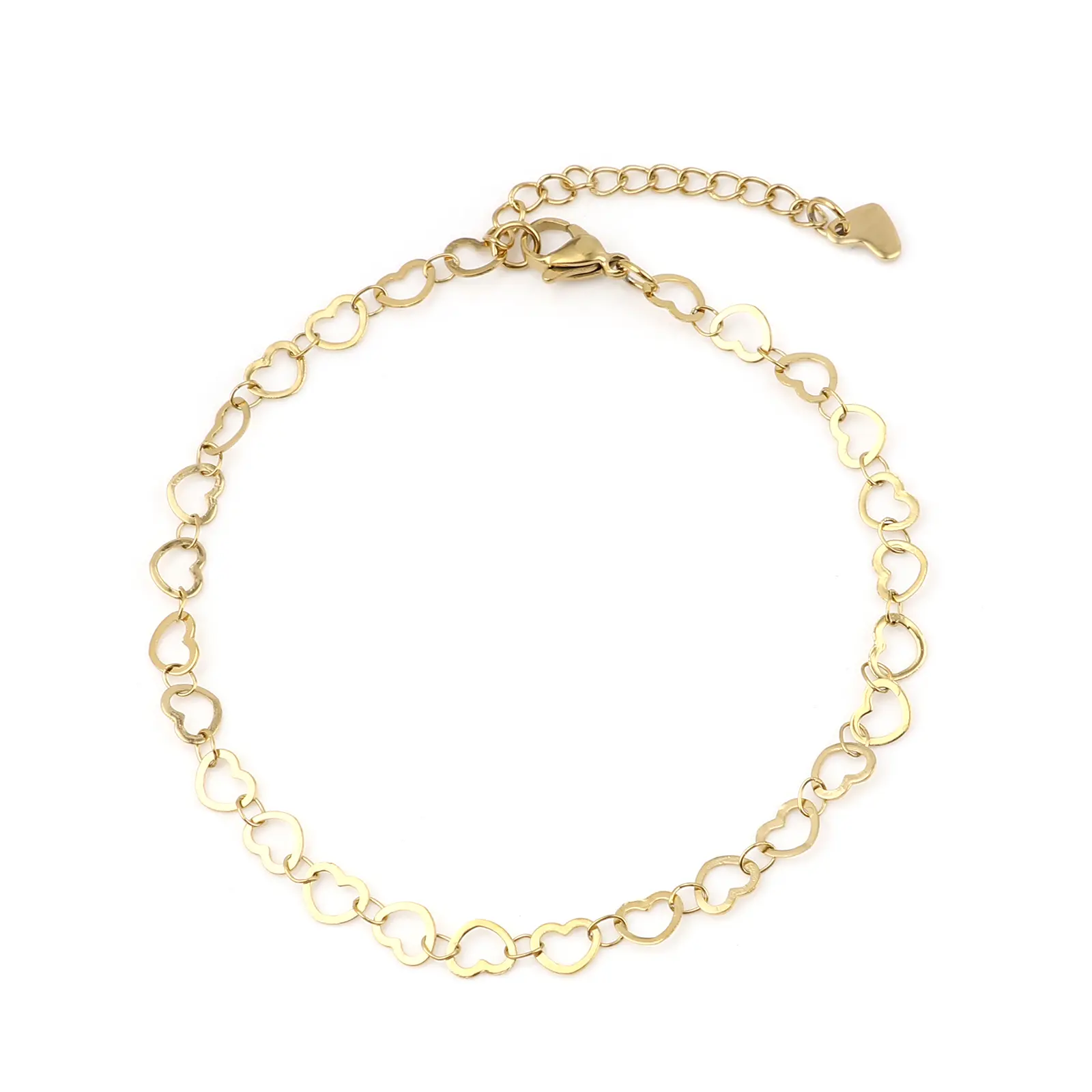 12 Styles 304 Stainless Steel Anklet  Gold Color Chain Anklet Bracelet For Womenon the leg Beach Barefoot Foot-Chain Jewelry