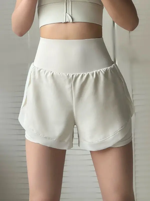 Anti-exposed Sports Shorts Women Summer Running Fitness Yoga Shorts Quick-drying Loose Outside Wearing Tennis Casual Hot Pants