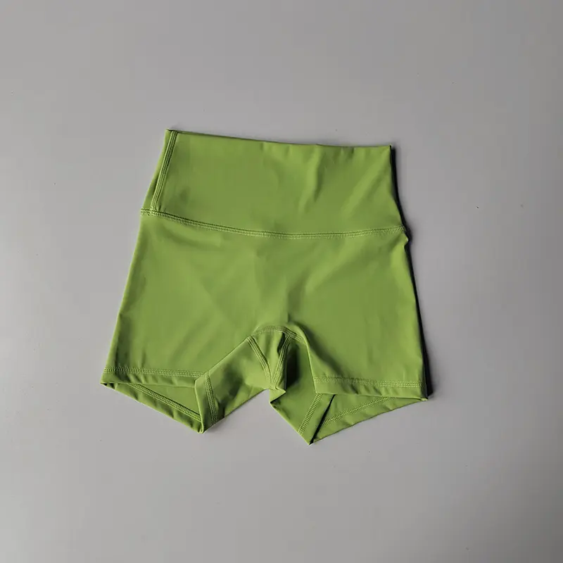 Nude Skin-friendly Yoga Shorts High Waist Hip Lifting Tight Sports Pants Quick-drying Training Running Fitness Hot Pants Summer