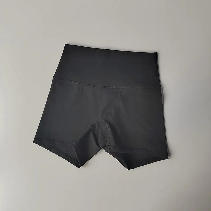 Nude Skin-friendly Yoga Shorts High Waist Hip Lifting Tight Sports Pants Quick-drying Training Running Fitness Hot Pants Summer