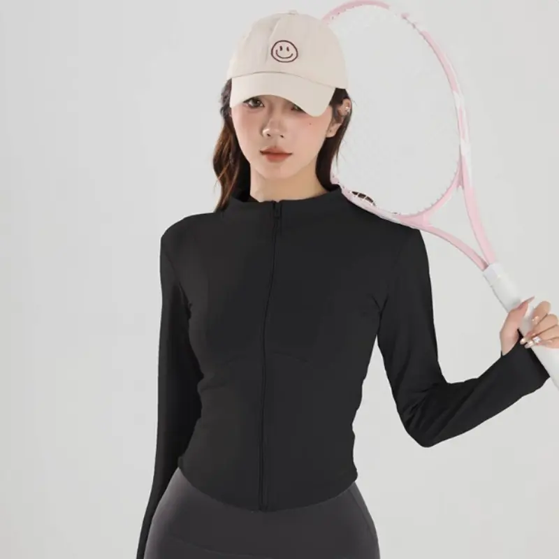 New Yoga Jacket for Women Autumn and Winter Professional Sports Jogging and Cycling Clothes Long-sleeved Fitness Clothes Shirts