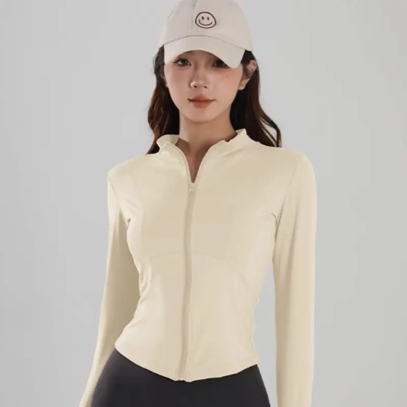 New Yoga Jacket for Women Autumn and Winter Professional Sports Jogging and Cycling Clothes Long-sleeved Fitness Clothes Shirts