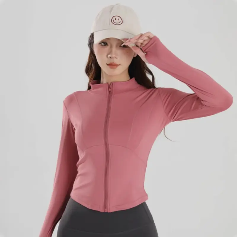 New Yoga Jacket for Women Autumn and Winter Professional Sports Jogging and Cycling Clothes Long-sleeved Fitness Clothes Shirts