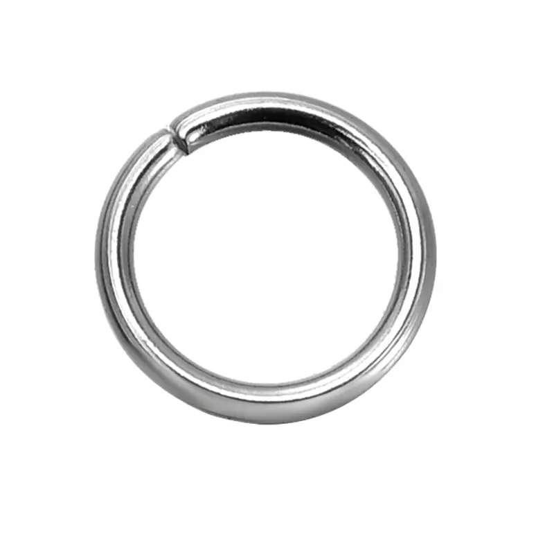 500PCs 4/5/6/7/8mm 304 Stainless Steel Opened Jump Rings Connectors Round Silver Color for DIY Making Earring Jewelry Findings