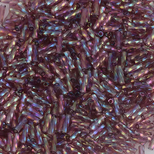 10Grams Glass Seed Beads Twisted Bugle Peacock Loose Spacer Bead DIY Jewelry Making 6mm x2mm( 2/8" x 1/8")