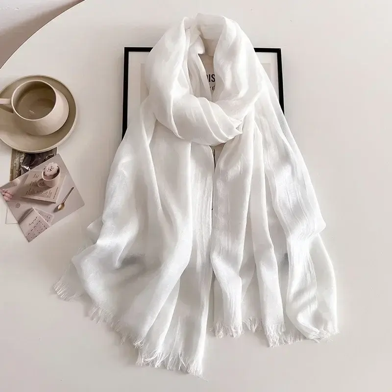 New Ramadan Big Size Women High Quality Muslim Hijabs Plain Solid Color Scarf Shawls Lady Wraps Headwear Pashmina