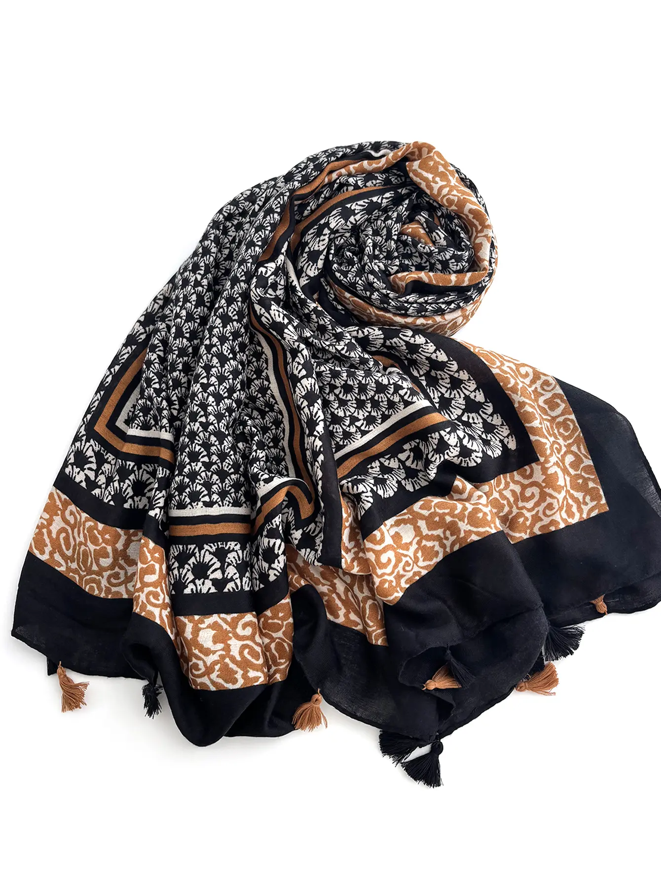 New Spring Women Cotton Scarf Beach Hijab Shawls and Wraps 2025 Luxury Brand Flower Female Foulard Echarpe Designer Bandana
