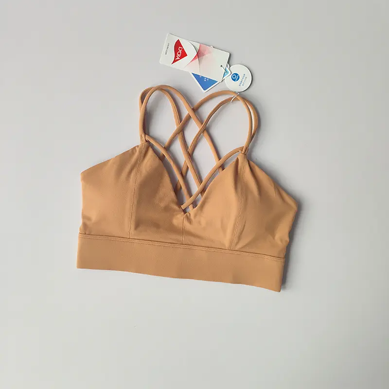 Women's Summer Shockproof Bra Beautiful Back and Sports Anti Sagging Running External Wear Training Fitness Yoga Tank Top Bra