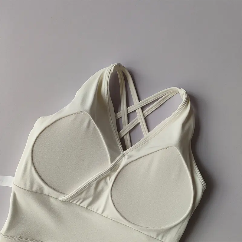 Sports Bra for Women Shock-absorbing and Anti Sagging Professional Vest Style Fitness Suit Running All-in-one Cup Yoga Suit Vest