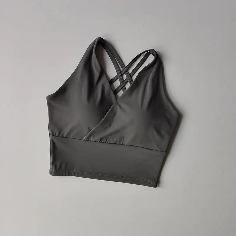 Sports Bra for Women Shock-absorbing and Anti Sagging Professional Vest Style Fitness Suit Running All-in-one Cup Yoga Suit Vest