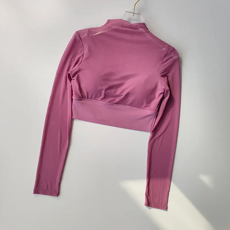 Sexy Mesh Camisole Yoga Suit Long Sleeved Sports Bra with Chest Pad Women's Running Underwear Bottom Layer Fitness Top Clothing