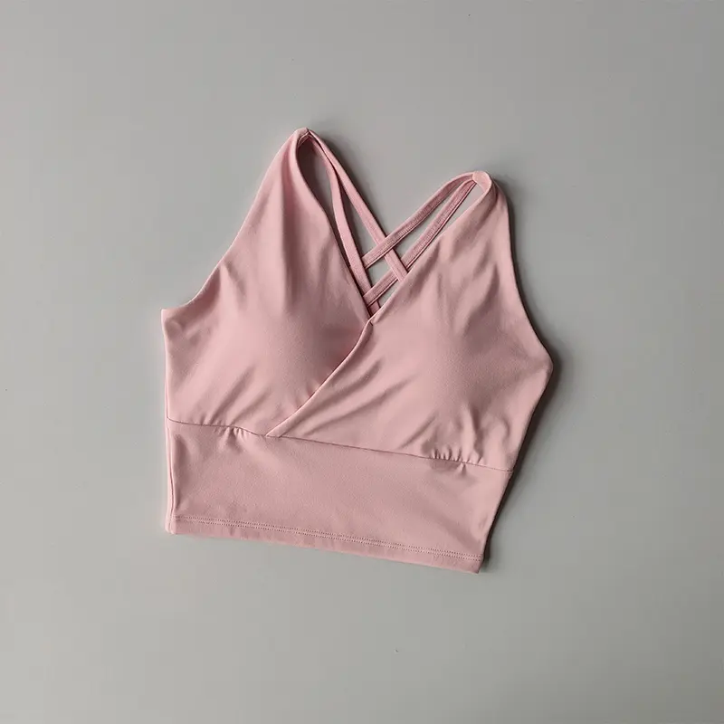 Sports Bra for Women Shock-absorbing and Anti Sagging Professional Vest Style Fitness Suit Running All-in-one Cup Yoga Suit Vest