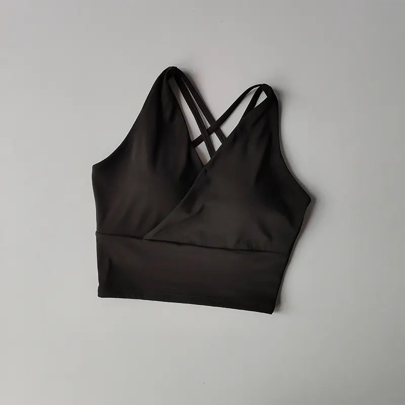 Sports Bra for Women Shock-absorbing and Anti Sagging Professional Vest Style Fitness Suit Running All-in-one Cup Yoga Suit Vest