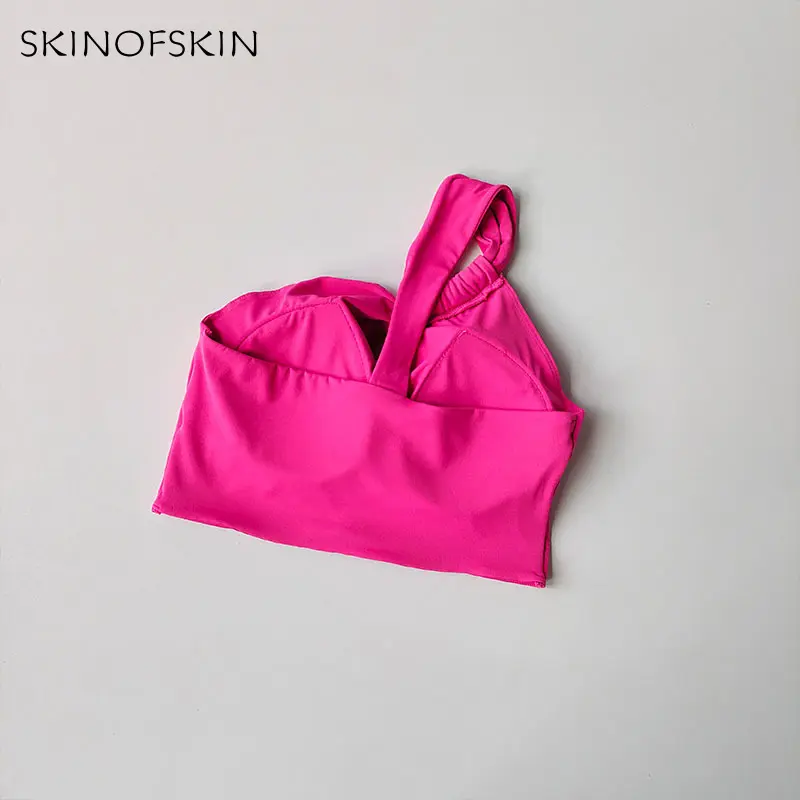 Sports Vest Women's One-piece Cup Shockproof Training Fitness Bra Suspender Bra Breathable Yoga and Beautiful Back Clothing