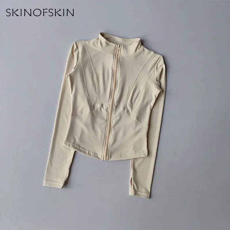 New Yoga Coat Women's Professional Speed Drying Sports Running and Cycling Coat T-Shirt Clothing Long Sleeve Fitness Top Suit