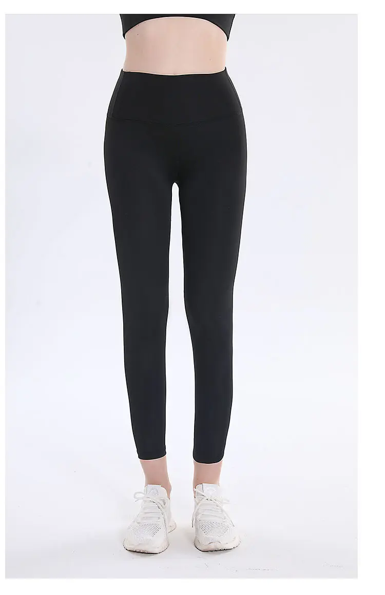 2024 Thick Velvet Yoga Pants Autumn/Winter High Waist Women Tight Pants Peach Naked Large Professional Running Fitness Leggings
