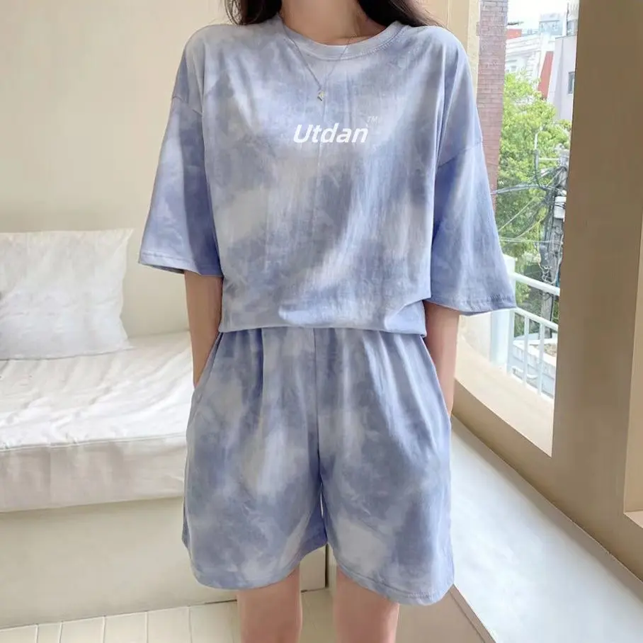 Running Sets Sports Suits for Women 2024 Summer Thin Sweet Tops and Shorts Casual Women's Suits Gym Sportswear Tracksuits