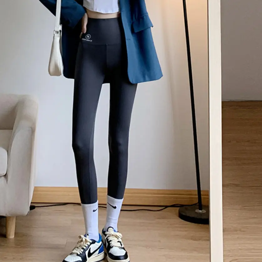Compression Gym Leggings Autumn Women Golf Wear Autumn Winter New Pocket Shark Skin Leggings Women's Hip Lift Tight Yoga Pants