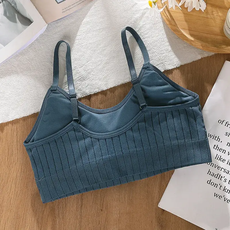 Sexy Wireless Bralette Seamless Women Bra Padded Sleep Tops U-Shaped Back Sports Tube Top Breathable Crop Lingerie Underwear