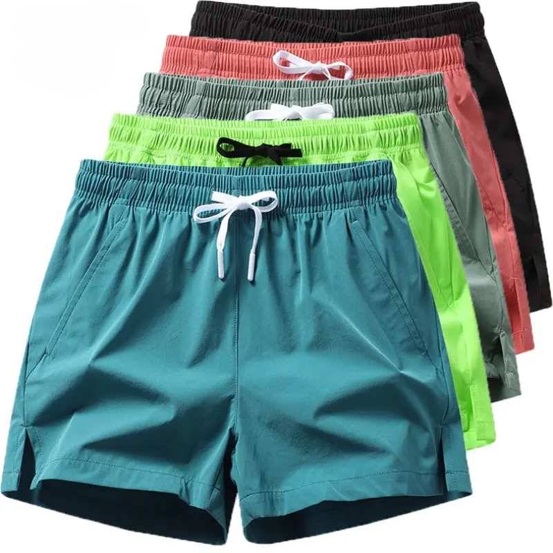Swimwear Summer Mens Sports Sweatpants Pockets Gym Casual Shorts Basic Solid Color Lightweight Pants Jogging Beach Shorts Men