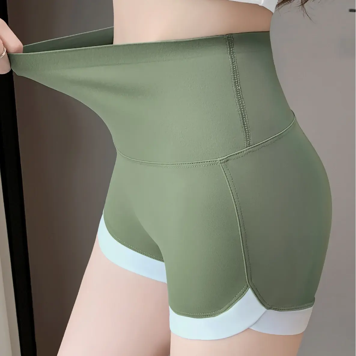 Yoga Shorts Fitness Running Shorts Women Triple Shark Pants Lifting Hips Wearing Thin Sports Bottom Safety Pants Workout Shorts