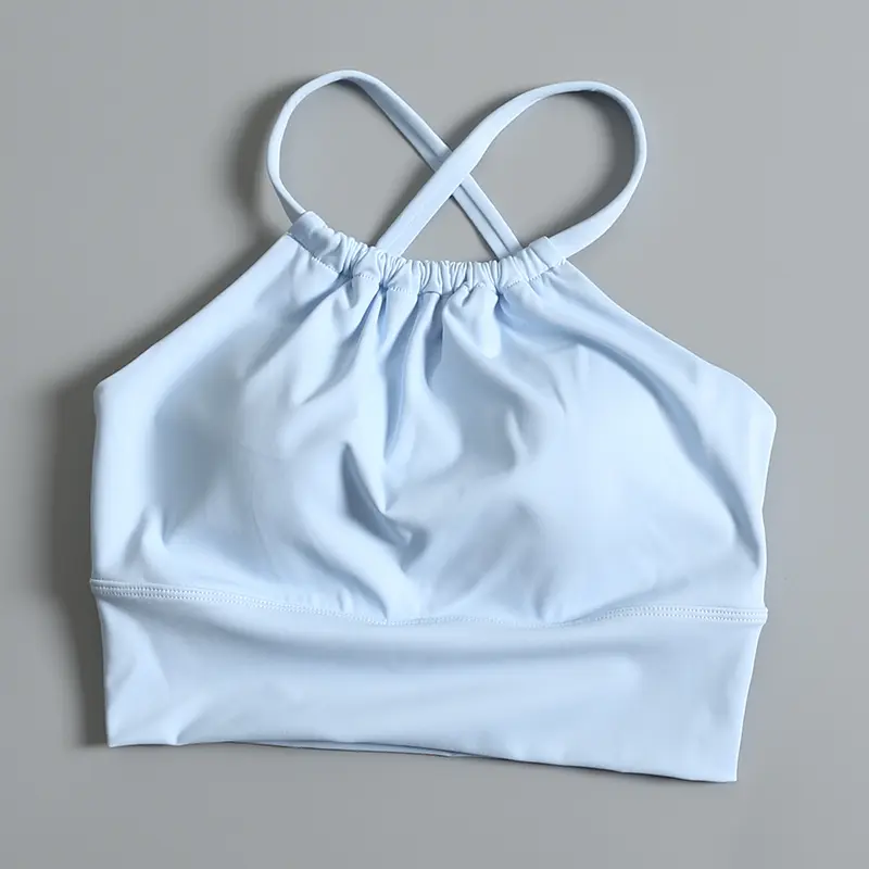 Sports Underwear for Women in Summer Thin Running Vest Shock-proof Gathering Beauty Back Fitness Suspender Top Yoga Suit Bra