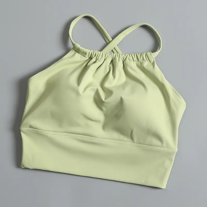 Sports Underwear for Women in Summer Thin Running Vest Shock-proof Gathering Beauty Back Fitness Suspender Top Yoga Suit Bra