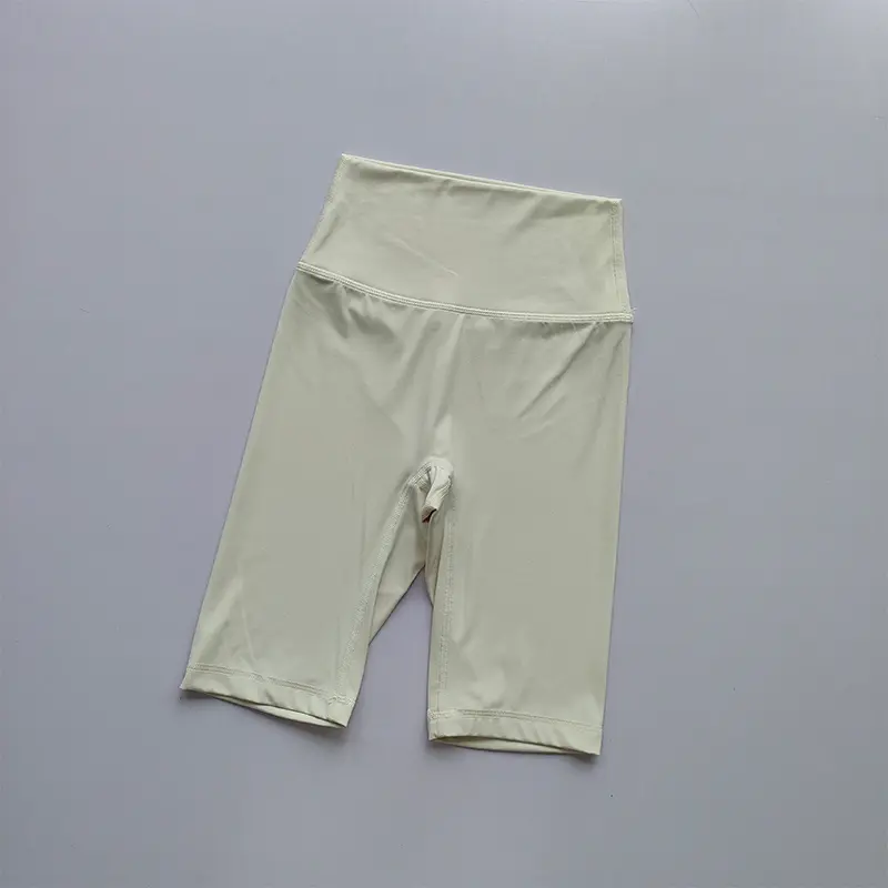 High Waisted Gaoshi Thread Nude Sports Running Yoga Capris Women's Quick Drying Fitness Running Shorts Summer Hot Shorts